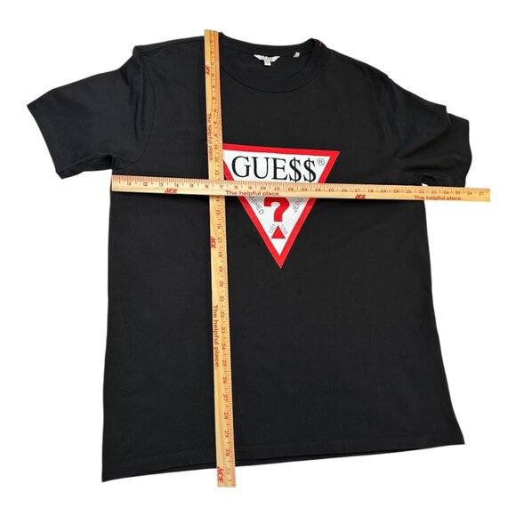 Guess Black Graphic T-Shirt Size Large - Picture 9 of 9
